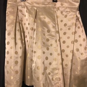 Gold Polka dot shirt